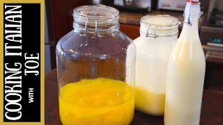 How To Make Limoncello  Italian Lemon Liqueur Recipe [upl. by Rollo]