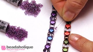 Quick Tip Using Demi Rounds as Spacers with Ginko Beads [upl. by Marlea]