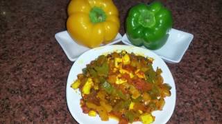 shimla mirch paneer ki sabji  capsicum paneer recipe  शिमला मिर्च पनीर सब्जी [upl. by Tarazi]