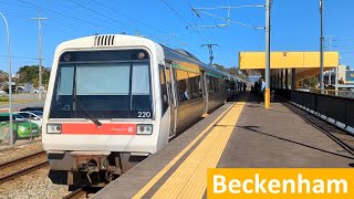 Trains at Beckenham  Transperth [upl. by Ayres]