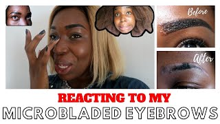 My Horrible MicroBlading Healing Process Day 1 to 12  I Got A Wound and Reaction [upl. by Shapiro313]