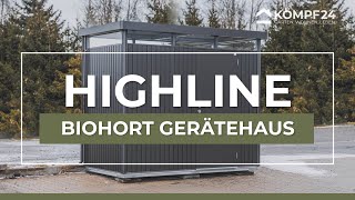 Gerätehaus Montage  Biohort Highline [upl. by Adiehsar]