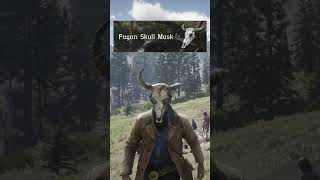 ALL LEGENDARY MASKS Location rdr2 gaming funny shorts [upl. by Danaher]