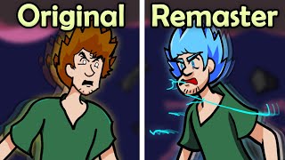 Shaggy Original VS Remaster PART 2  FNF Mods [upl. by Wunder]