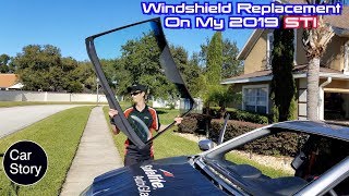 Safelite Cracked Windshield Replacement For My 2019 Subaru WRX STI [upl. by Amyas862]