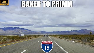 Interstate 15 North Baker California to Primm Nevada [upl. by Aiyn]