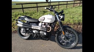 ★ 2019 TRIUMPH STREET SCRAMBLER REVIEW ★ [upl. by Zusman]