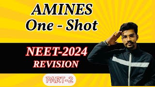 Amines in One Shot  Part2  All Concepts Tricks MCQs amp PYQs  NEET2024Class12  neet [upl. by Nigrom]