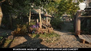 Wunduniik v300  Skyrim SE Wabbajack Modlist  Riverwood Showcase  NEXT GEN GRAPHICS [upl. by Airahs]