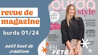 REVUE DE MAGAZINE burda 0124 [upl. by Timothy]