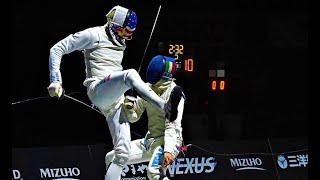 Craziest Fencing Trick Shot Highlights [upl. by Ellenid362]