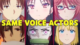 Classroom of the Elite All Characters Japanese Dub Voice Actors Seiyuu Same Anime Characters [upl. by Fulmer]