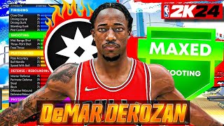 THIS DEMAR DEROZAN BUILD is GAME CHANGING in NBA 2K24 [upl. by Yromas553]