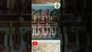 How to 3 phesh chengeover wapda and generator connection foryou eletrical viralvideo [upl. by Douville]