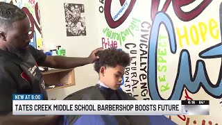 New program at FCPS school offering oneonone mentorship from a barber chair [upl. by Aivonas704]