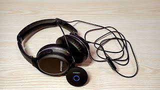 Как передать звук без проводов Ugreen CM108  обзор bluetooth приемникапередатчика с AptX LL [upl. by Lienad]