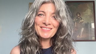 Growing in Grey Hair  4 Year Update  my basic products [upl. by Ocer]