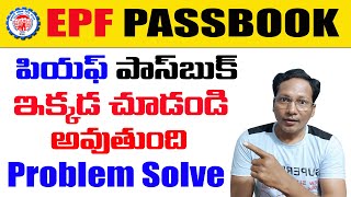 EPF Passbook How to Open While in Error Time  How to check EPF passbook 2024 [upl. by Assirim]