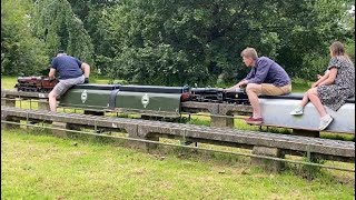 Mote Park Miniature Railway 230624 [upl. by Atnuahc155]