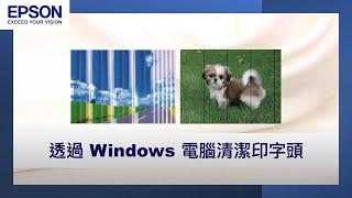 Epson連續供墨印表機｜設定教學｜如何清潔印表機印字頭『Windows電腦版』 [upl. by Xet909]