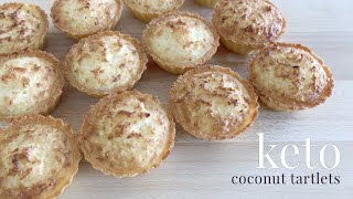 Keto Coconut Tartlets [upl. by Greenstein]