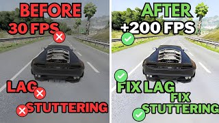 BOOST FPS amp FIX LAG in BeamNG Drive Easy Tutorial [upl. by Hanala292]