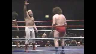 Andre the Giant Jimmy Snuka amp Rocky Johnson vs John Studd Lou Albano amp Afa [upl. by Naldo242]