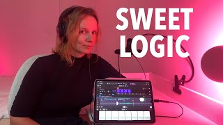 🌅 Electronic experimental jam Ipad music production with Logic Pro iPad Tardigrain Kosmonaut 🧡 [upl. by Ladew]