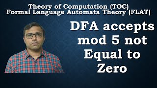 DFA accepts mod 5 not equal to Zero  Finite Automata  Quick Engineering [upl. by Naesal]