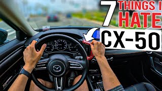 7 Things I HATE About the Mazda CX50 LongTerm Owners Review [upl. by Hentrich]