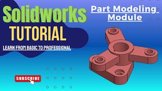 Part Modeling in Solidworks  Full Tutorial  Part 13 [upl. by Higginson]