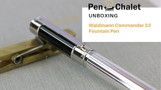 Looking for a German Engineered Pen Unboxing the Waldmann Commander 23 [upl. by Braynard]