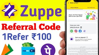 Zupee referral code 2023  Zupee referral code  Zupee app refer code  Refferal code zupee [upl. by Airdnna]