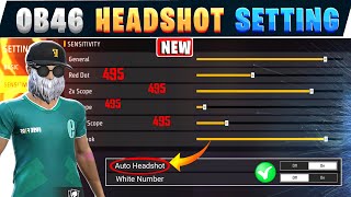 OB46 Headshot Sensitivity 🔥  Free fire headshot setting in tamil  OB46 Update Free fire tamil ✅ [upl. by Dimmick]