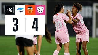 Valencia Femenino vs Madrid CFF 34  Resumen y goles  Highlights Liga F [upl. by Learsi357]