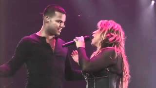 Ednita Nazario Feat Ricky Martin Quimica Ideal Live Real Tour 2008 [upl. by Attelra]