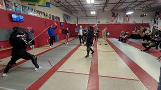 Paul Geraci IFC vs Raphael Ku Ann Arbor Sword Club 2024 Ascalon Sword Fest Semi Finals Longsword [upl. by Jodi]