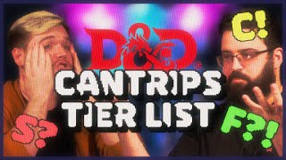 Definitive DampD Cantrip Tier List [upl. by Kcirrek]