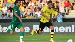 Aubameyangs erstes Tor  Dortmund gegen Bursaspor  SPORT1 [upl. by Carvey50]