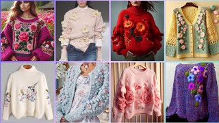 Most Beautiful amp Stylish Crochet Tunic TopSweater Designs Ideas 2024 [upl. by Hildie476]