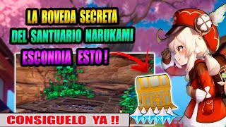 CONSEGUISTE ESTE COFRE LUJOSO OCULTO EN LA BOVEDA DEL SANTUARIO DE NARUKAMI   GENSHIN IMPACT 24 [upl. by Bridge]