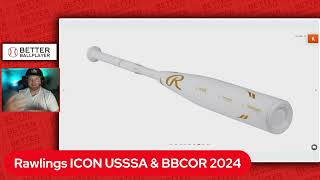 Rawlings ICON Baseball Bat Review 2024 USSSA amp BBCOR [upl. by Narah]