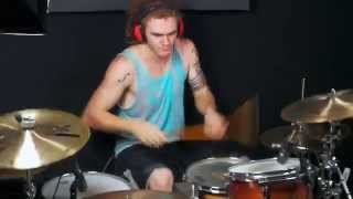 Jake Hewitt Trioscapes Stab Wounds Drum Cover [upl. by Yenolem]