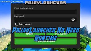 PojavLauncher No Need Runtime  android  Pojav Launcher On android [upl. by Delanie]