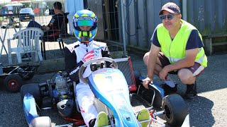 the full live onboard KF2 practice kartbaan Strijen [upl. by Ellennej]