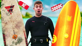 1€ vs 3000€ Windsurf Board [upl. by Marquis]