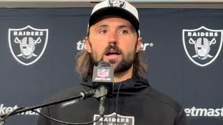 GARDNER MINSHEW ON WEEK 1 LOSS TO CHARGERS ENCOURAGED FOR RAIDERS OFFENSE IN DEFEAT [upl. by Tniassuot]