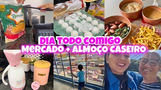 DIA DE MERCADO 🛒ALMOÇO FRESQUINHO NO CAPRICHO  BUSQUEI MINHA MÃE NO MÉDICO ❤️DIA TODO COMIGO [upl. by Blaine]