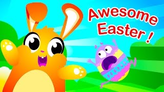 🔴 Awesome Easter Chocolate Eggs amp Dinosaurs by Little Angel Nursery Rhymes and Kids Songs [upl. by Notyep]