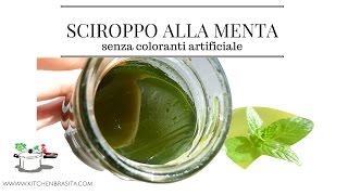 SCIROPPO DI MENTA FATTO IN CASA Ricetta facile DI GABRI [upl. by Notanhoj]